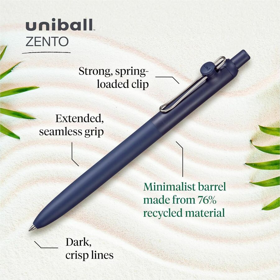 uniball&#8482; Zento Retractable Liquid Gel Pens - 70663