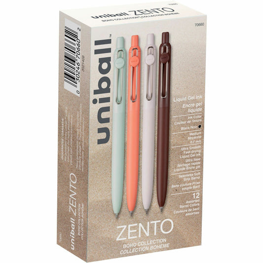 uniball&#8482; Zento Retractable Liquid Gel Pens