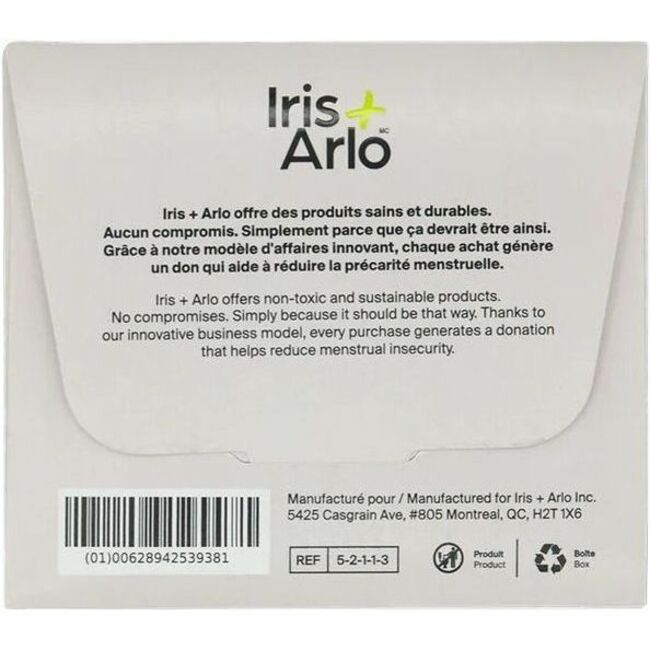 Iris + Arlo Individual Packets - 100% Organic Cotton Pantyliners