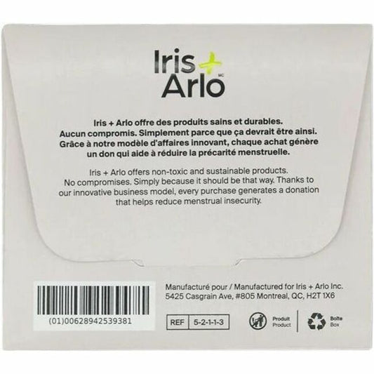 Iris + Arlo Individual Packets - 100% Organic Cotton Pantyliners