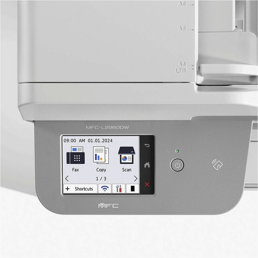 Brother MFC-L2980DW Wired & Wireless Laser Multifunction Printer - Monochrome - MFCL2980DW
