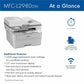 Brother MFC-L2980DW Wired & Wireless Laser Multifunction Printer - Monochrome - MFCL2980DW