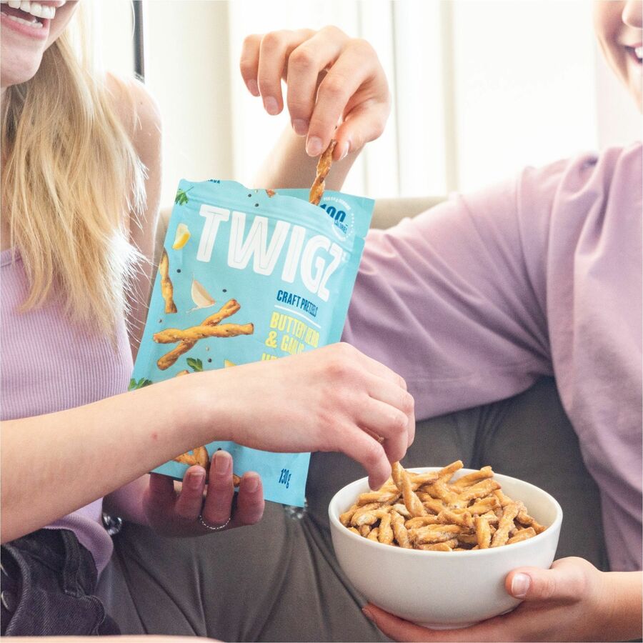Twigz Buttery Herb & Garlic Craft Pretzels - 21334