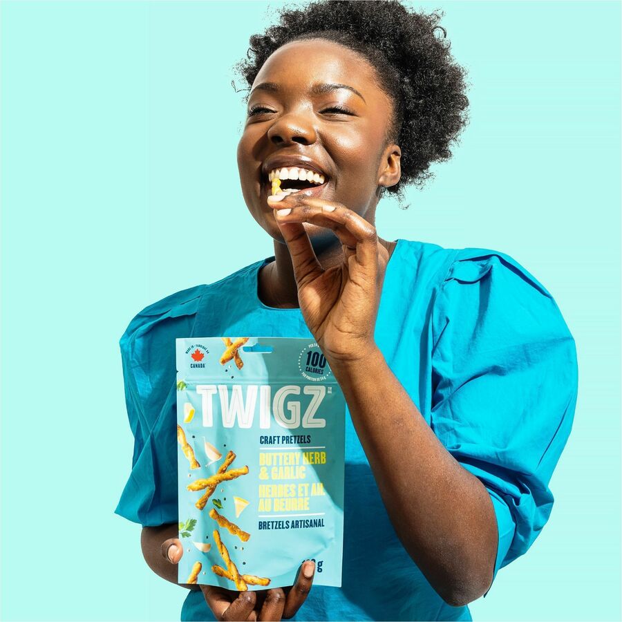 Twigz Buttery Herb & Garlic Craft Pretzels - 21334