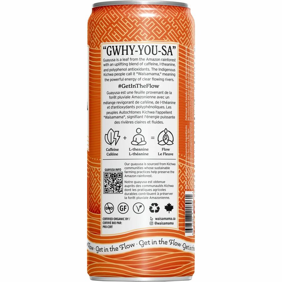 Waisamama Cold Brew Tea- Zesty Pineapple -12x355ml Cans - BEDRWAZP