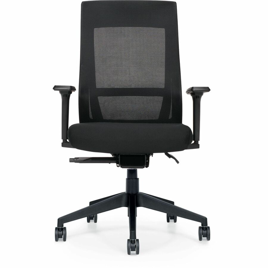Zim High Back Weight Sensing Synchro-Tilter, Mesh Back and Uph Seat, Black/ Black - OTG11351AB