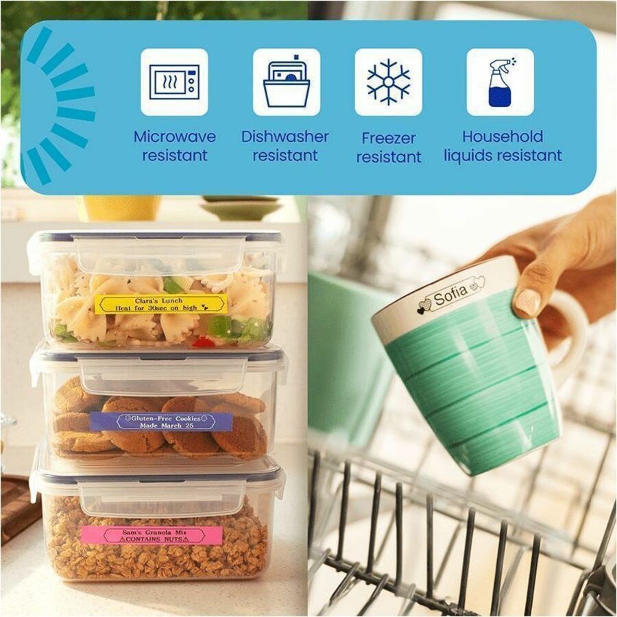 Brother P-touch BTAG-131 Black on Clear Label Tape - BTAG131