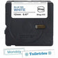 Brother P-touch BTAG-233 Blue on White Label Tape - BTAG233