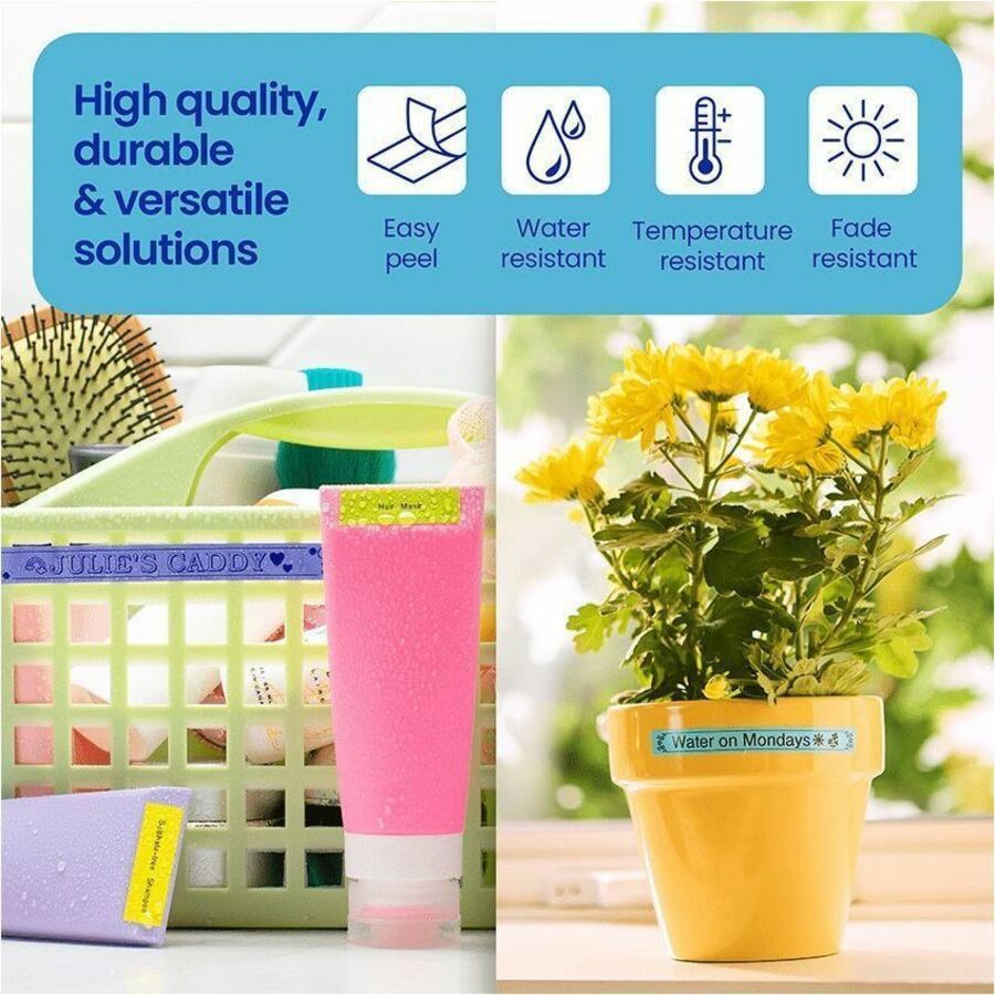 Brother P-touch BTAG-P35 White on Pink Label Tape - BTAGP35