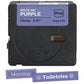 Brother P-touch BTAG-F35 White on Purple Label Tape - BTAGF35