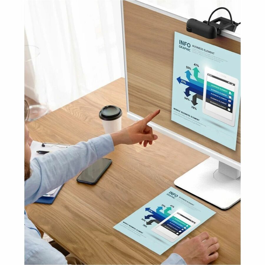 j5create JVU250 Webcam - 2 Megapixel - 30 fps - Black - USB Type A/USB Type C - 1 Each - JVU250