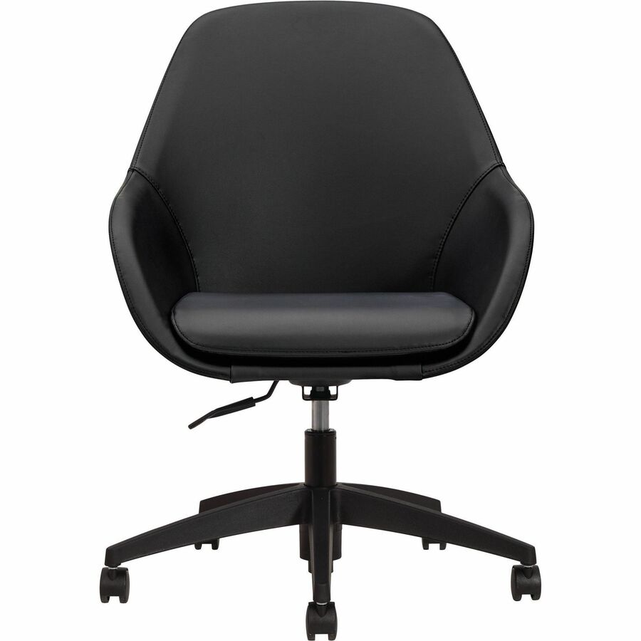 Offices To Go Arlo | Lounge Swivel Task Chair - MVL13085 PU30 BL20 BLK B7 CX