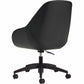 Offices To Go Arlo | Lounge Swivel Task Chair - MVL13085 PU30 BL20 BLK B7 CX