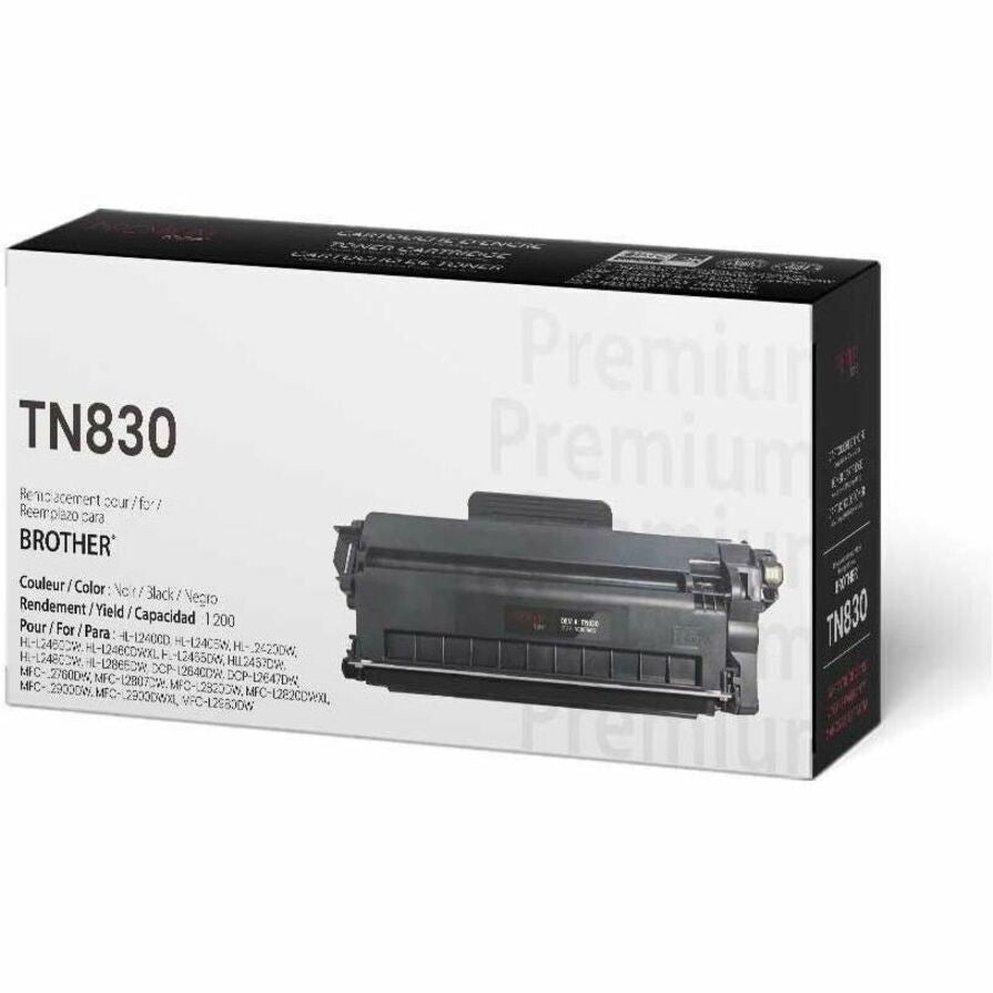 Premium Tone Toner Cartridge - Compatible for Brother TN830 - Black - NCBRTN830