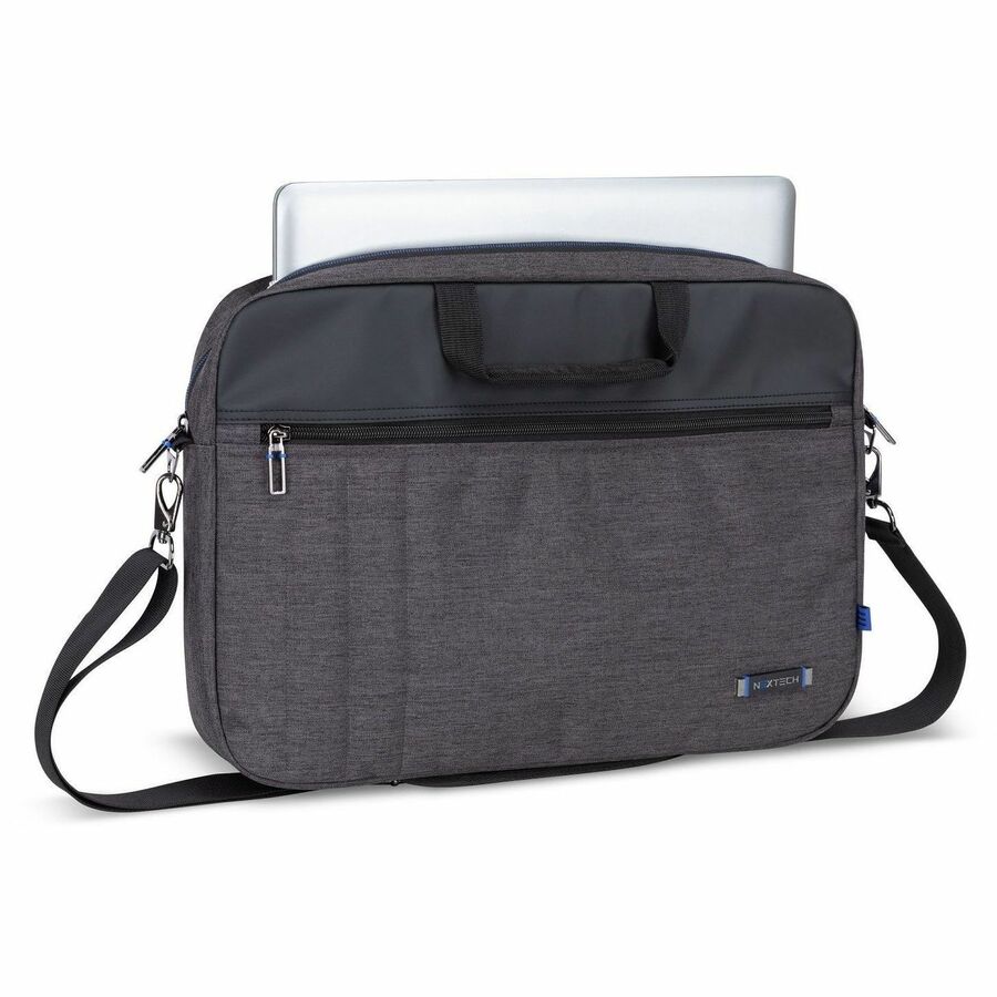 Nextech Carrying Case (Briefcase) for 17.3" Notebook - Gray - NXT011005
