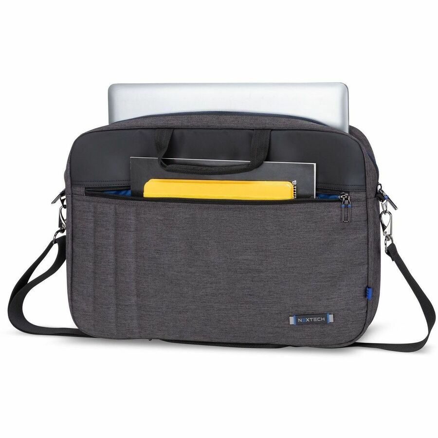 Nextech Carrying Case (Briefcase) for 17.3" Notebook - Gray - NXT011005