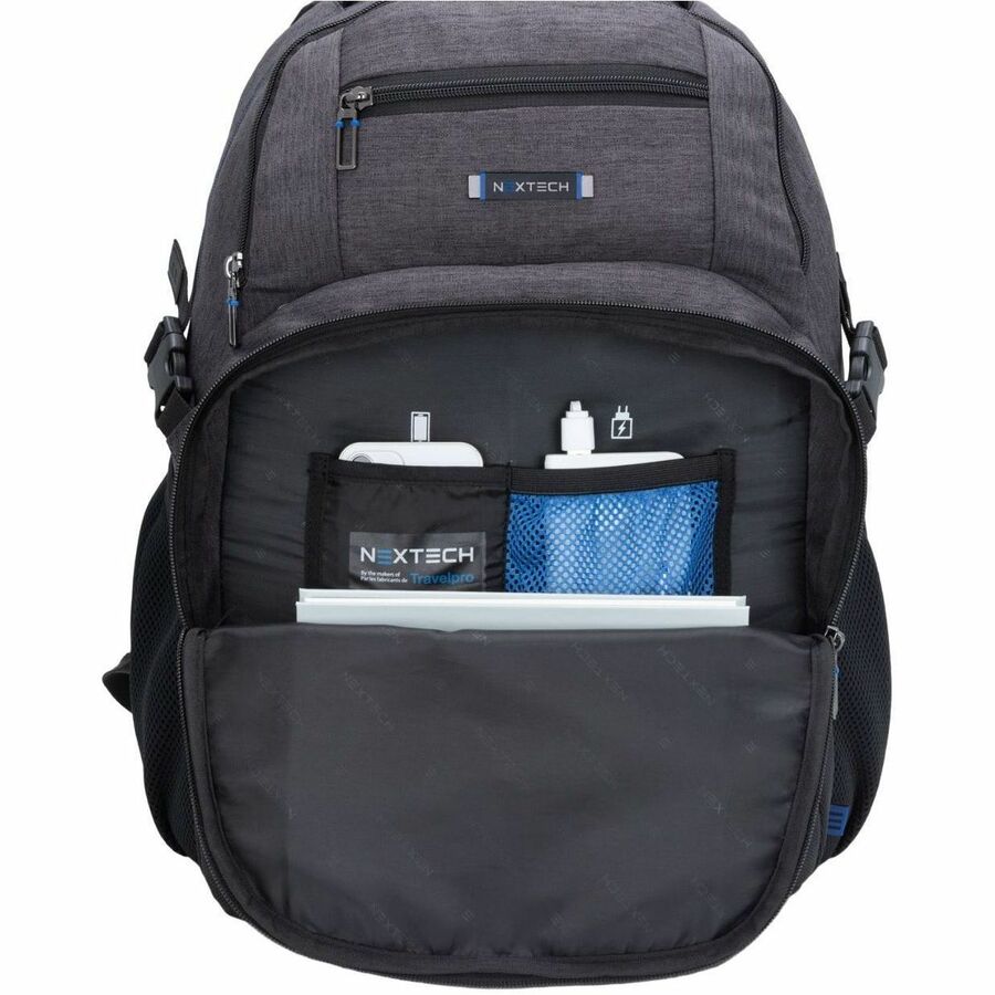 Nextech Carrying Case (Backpack) for 15.6" Notebook - Gray - NXT010005