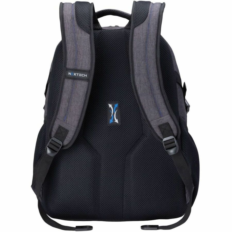 Nextech Carrying Case (Backpack) for 15.6" Notebook - Gray - NXT010005