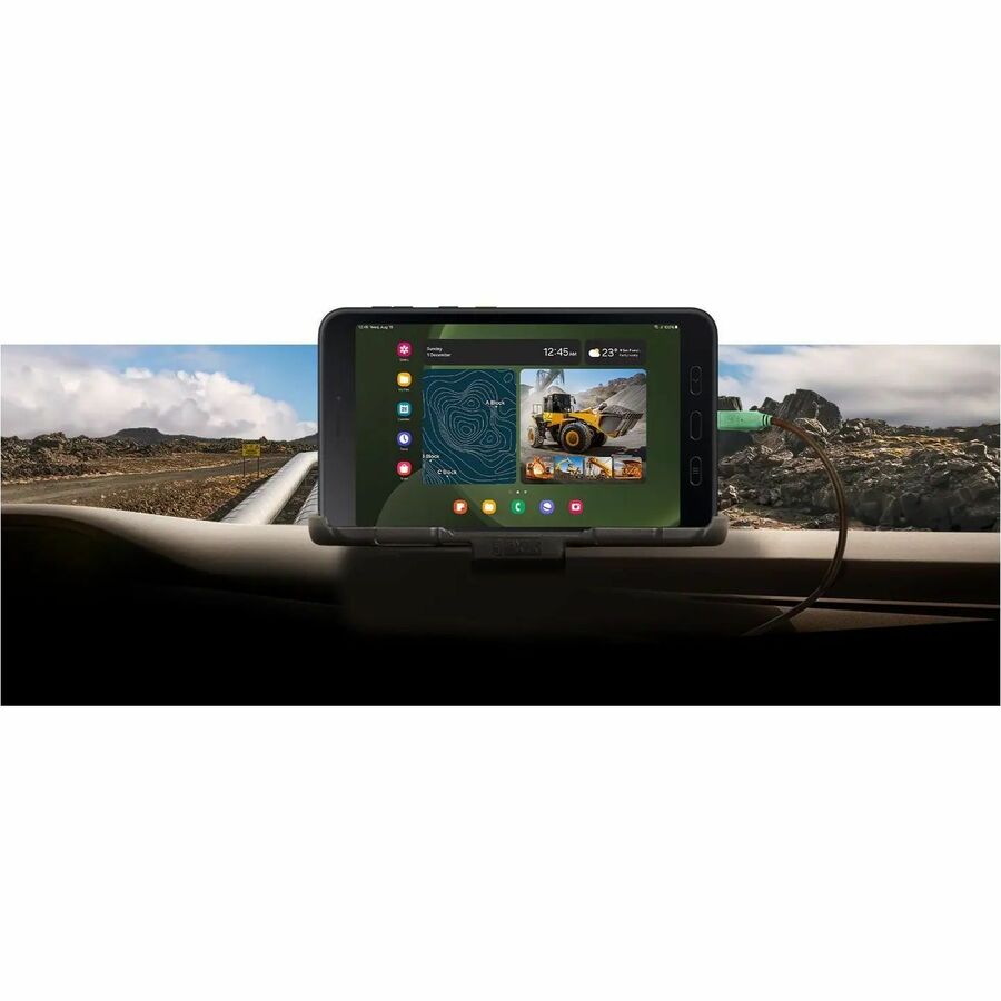 Samsung Galaxy Tab Active5 5G SM-X308U Rugged Tablet - 8" WUXGA - Samsung Exynos 1380 (5 nm) Octa-core - 6 GB - 128 GB Storage - Android 14 - 5G - 1 Each - F-SM-X308U-EW