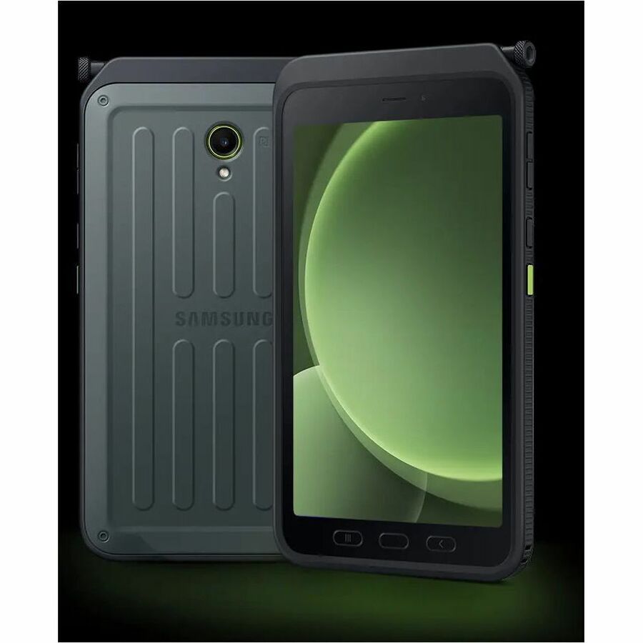 Samsung Galaxy Tab Active5 5G SM-X308U Rugged Tablet - 8" WUXGA - Samsung Exynos 1380 (5 nm) Octa-core - 6 GB - 128 GB Storage - Android 14 - 5G - 1 Each - F-SM-X308U-EW
