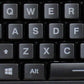 Adesso AKB-150EB Color Illuminated Ergonomic Keyboard - AKB-150EB-FR