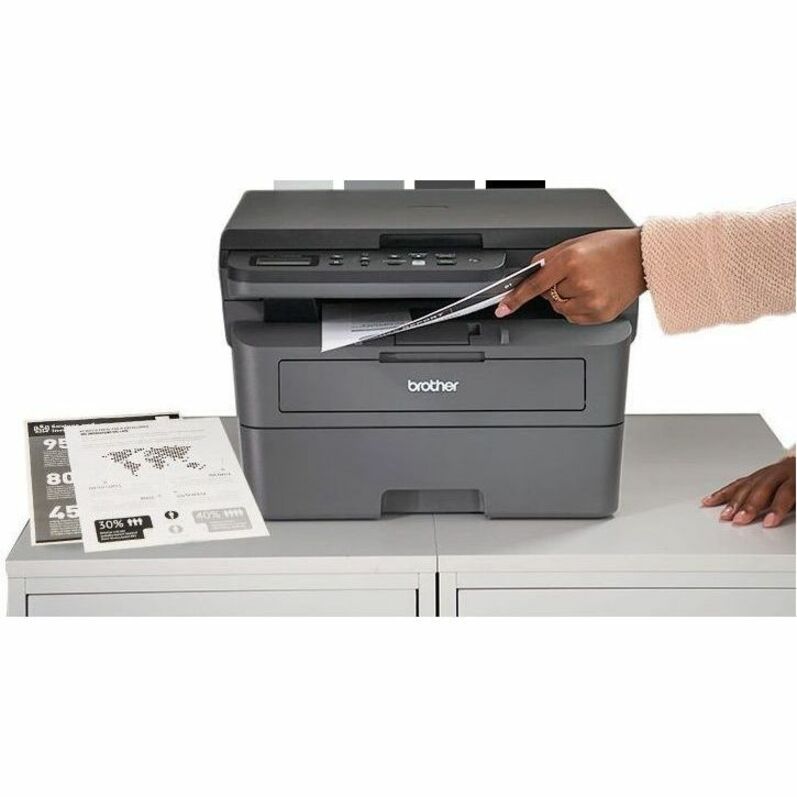 Brother HL-L2465DW Wired & Wireless Laser Multifunction Printer - Monochrome - HLL2465DW