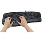 Adesso AKB-160UB TruForm Ergonomic Desktop Keyboard - AKB-160UB-FR