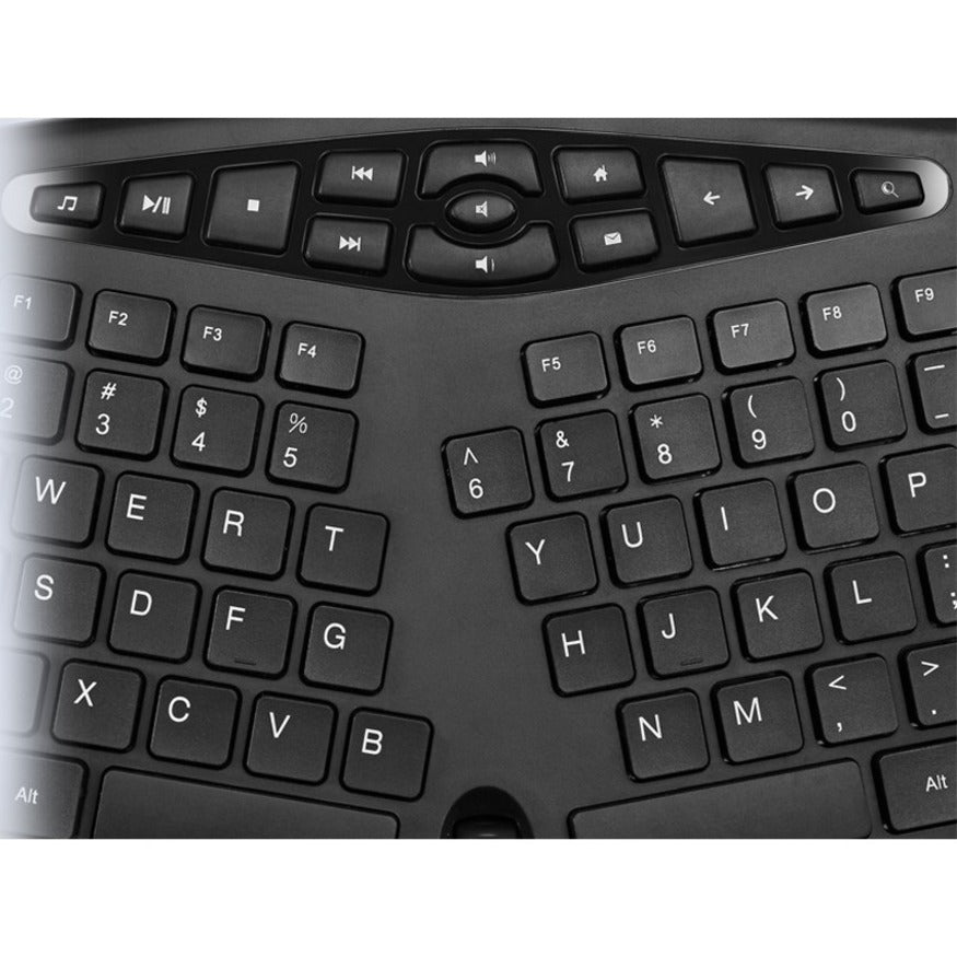 Adesso AKB-160UB TruForm Ergonomic Desktop Keyboard - AKB-160UB-FR