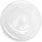 Globe PET Lids with Hole Flat - 6521