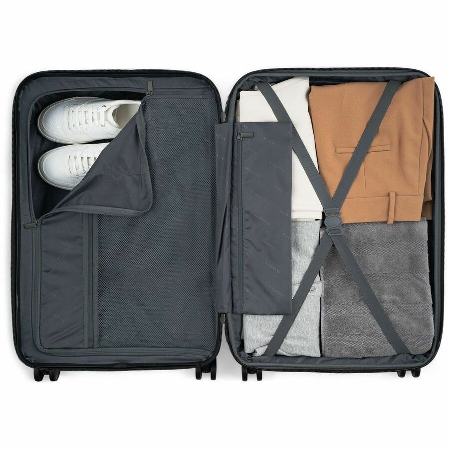 bugatti WELLINGTON Travel/Luggage Case (Check-in) Travel - Silver - HLG5128-PEWTER