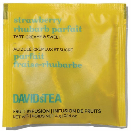 DAVIDsTEA Strawberry Rubharb Parfait Fruit Infusion Tea