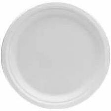 vicbay Plate 10.25 IN Plant Fiber White Round 500/Case