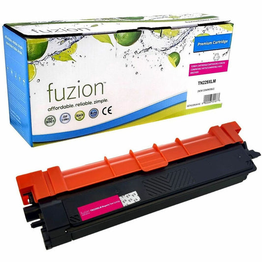 fuzion Laser Toner Cartridge - Alternative for Brother TN229XLM - Magenta - 1 Each
