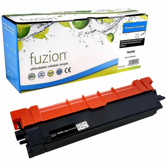 fuzion Laser Toner Cartridge - Alternative for Brother TN229XLK - Black - 1 Each