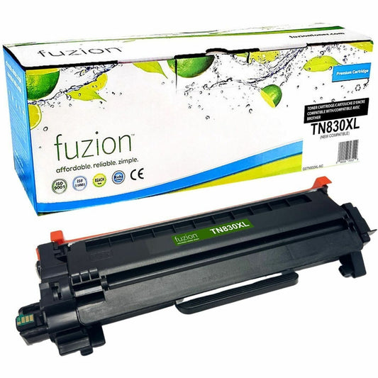 fuzion Laser Toner Cartridge TN830XL - Black - 1 Each
