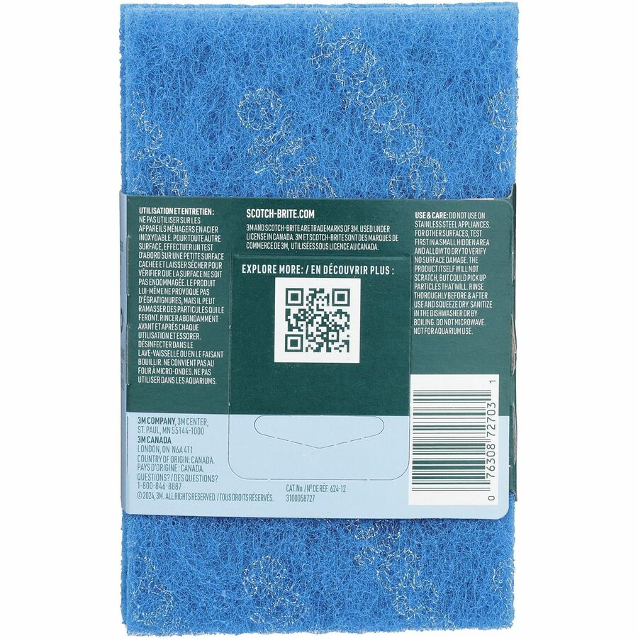 Scotch-Brite No-Scratch Scour Pad - 624-12
