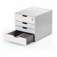 VARICOLOR&reg; MIX SAFE 4 DRAWER UNIT with top lockable draw which keeps important and confidential documents locked away and helps support GDPR. - 762627