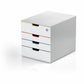 VARICOLOR&reg; MIX SAFE 4 DRAWER UNIT with top lockable draw which keeps important and confidential documents locked away and helps support GDPR. - 762627