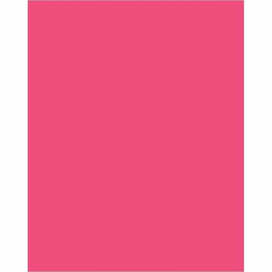 Pacon&reg; UCreate Neon Coated Poster Board, Neon Pink, 22" x 28" , 1 Sheet