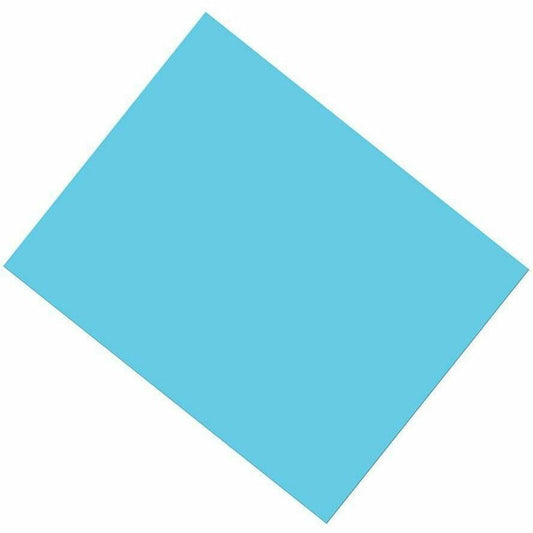 Pacon&reg; UCreate Coated Poster Board, Light Blue, 22" x 28" , 1 Sheet