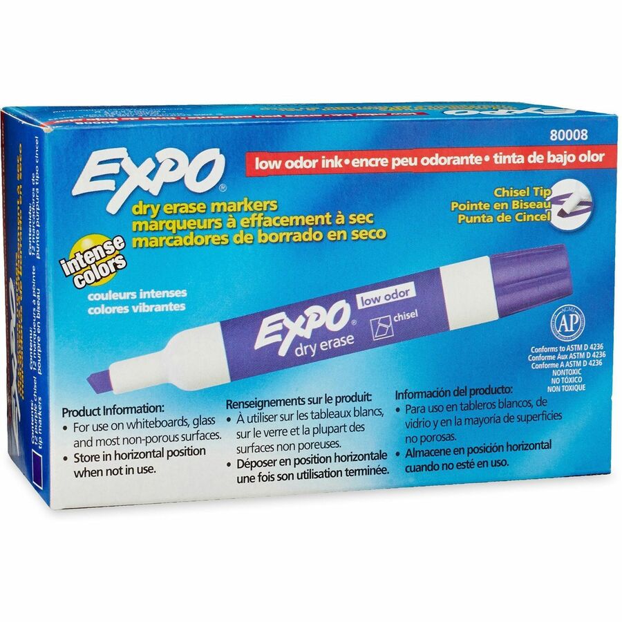Expo Large Barrel Dry-Erase Markers - 80008-NVXC