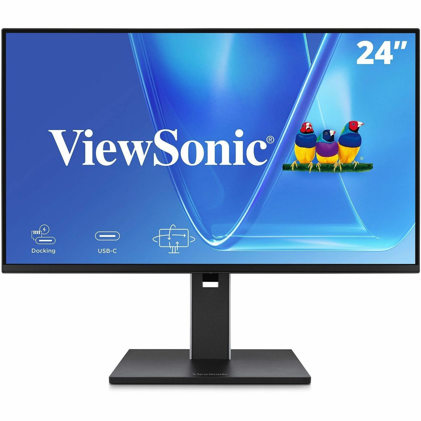 ViewSonic VG2458 24" Class Full HD LED Monitor - 16:9 - Black