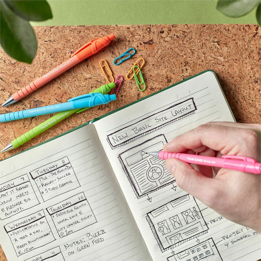 Paper Mate Flexgrip Ultra Recycled Pens - 2204001-NVXC