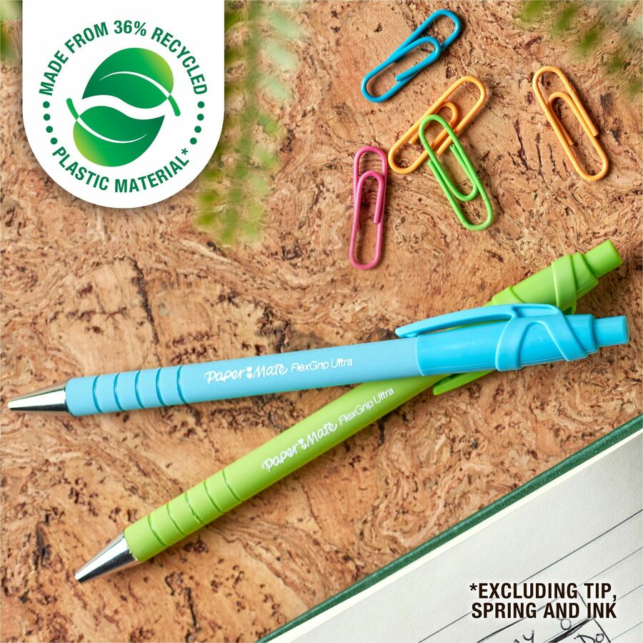 Paper Mate Flexgrip Ultra Recycled Pens - 2204001-NVXC
