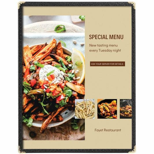 Deflecto Double-Sided Menu Cover
