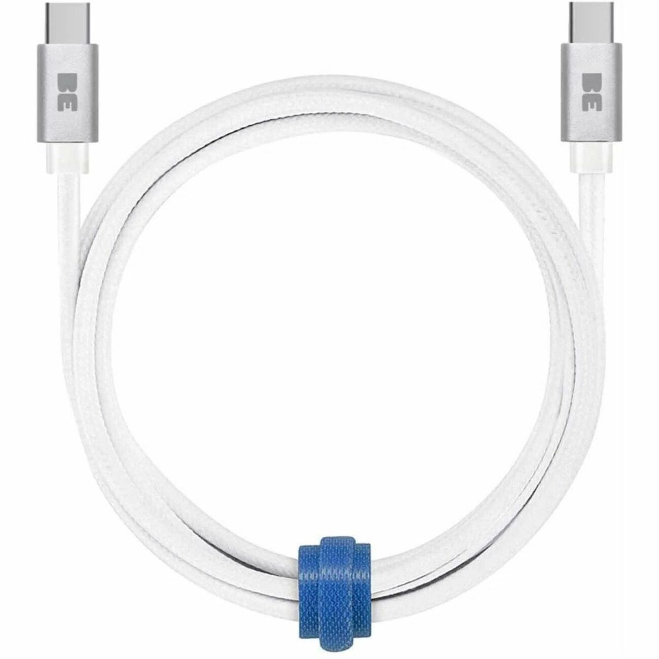 Blu Element Braided Charge/Sync USB-C to USB-C Cable 4ft 60W White