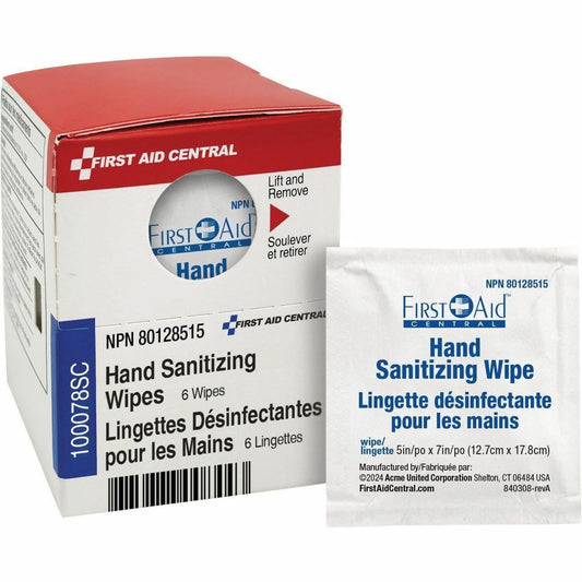First Aid Central SmartCompliance Hand Sanitizer Wipe