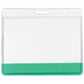 Avery Translucent Colour Bar Vinyl Name Tag Holders Pack of 10 Holders, Green