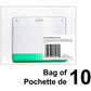 Avery Translucent Colour Bar Vinyl Name Tag Holders Pack of 10 Holders, Green - 45911