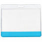 Avery Translucent Colour Bar Vinyl Name Tag Holders Pack of 10 Holders, Blue